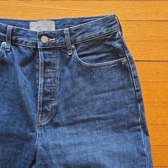 Everlane, The 90's Way-High Jean, Blue, EUC, Women's 28 Long - Picture 8 of 16